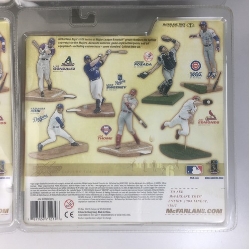 2003 McFarlane MLB Series 6 Lot Luis Gonzalez Jorge Posada Jim Thome Jim Edmonds - Picture 10 of 12