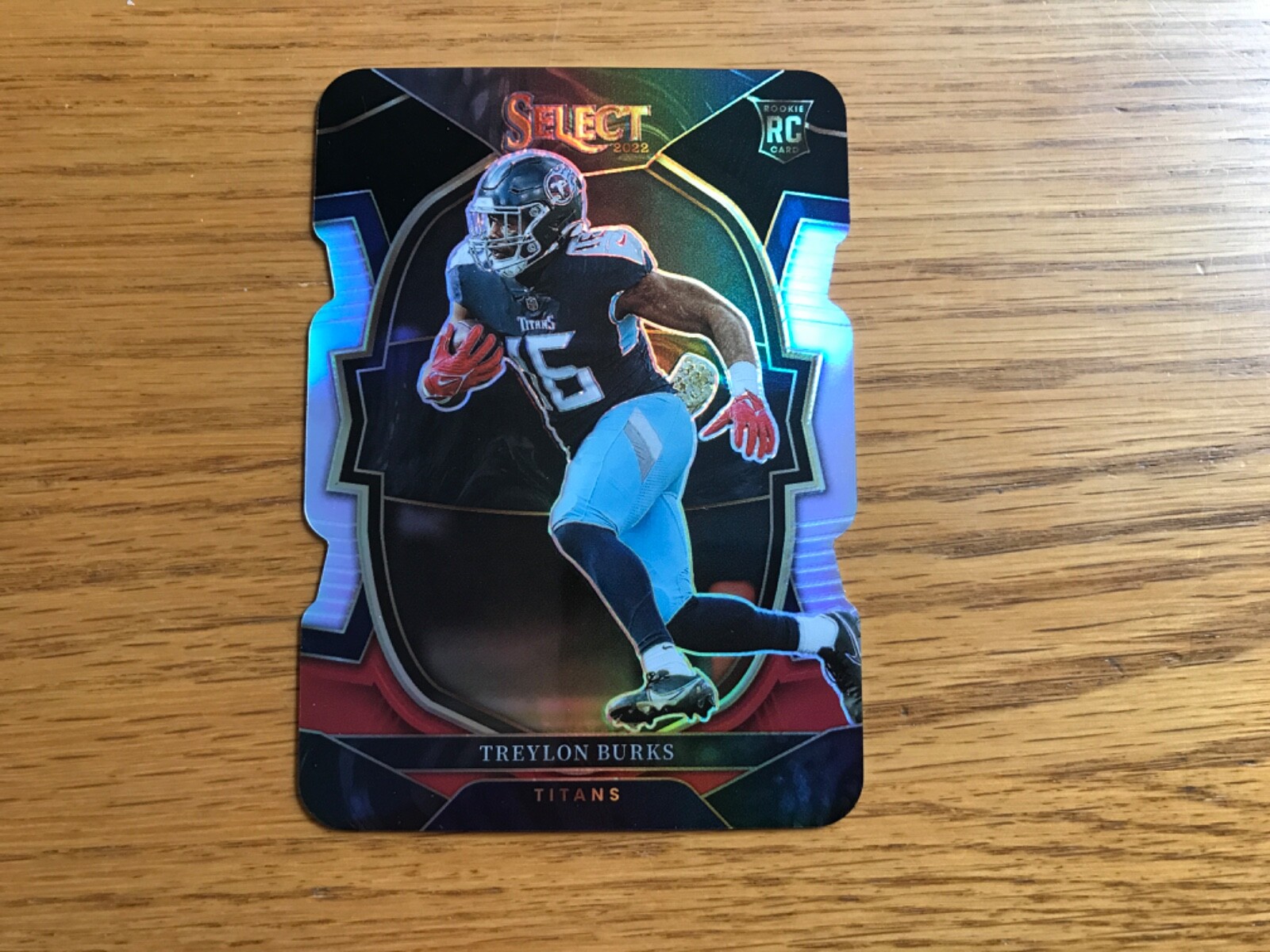 2022 Select Treylon Burks Black & Red Die-Cut Concourse