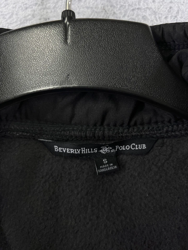 Chaqueta Polo Club Beaver Hills Hombres Pequeña Gris Cremallera Completa Cuello Simulado Poliéster Vellón Foto 3 de 4