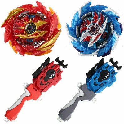 Beyblade B-159 Super Hyperion +B-88 +B-160 King Helios +B-119 Launchers Grip Set