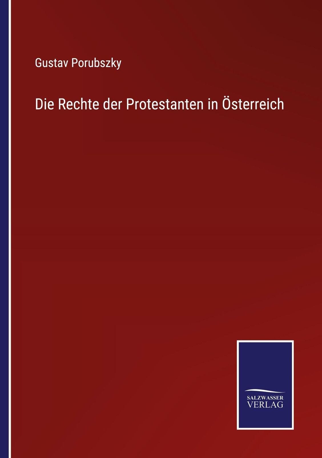 Thumbnail - Die Rechte Der Protestanten In Österreich | Buch | 9783752536485
