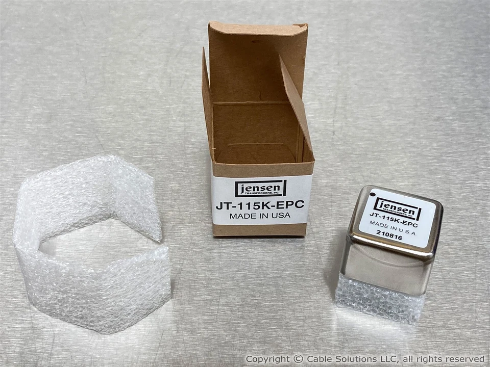 Microphone Input Transformer 1:10 step-up ratio, Jensen Transformers JT-115K-EPC - Image 4 of 4