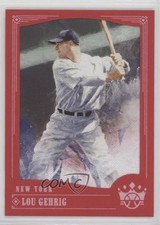 2018 Panini Diamond Kings Red Frame Lou Gehrig (Batting Stance) #4 HOF 0q0