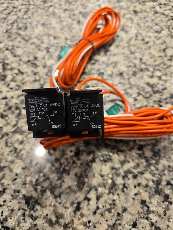 Song Chuan 792H-1C-C1-D1 792H1CC1D1 Relay 12VDC 30/40A Wire Harness & Fuse