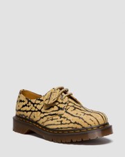 Dr. Martens 1461 Wild Emboss Suede Limited Edition Shoes Light Brown /Black