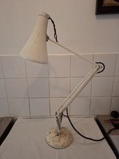 VINTAGE HERBERT TERRY ANGLEPOISE TABLE LAMP WORKING