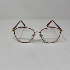 BOULEVARD BOUTIQUE EYEWEAR COL GOLD RED AMBER 4103 48-16-135 Eyeglasses 245Q