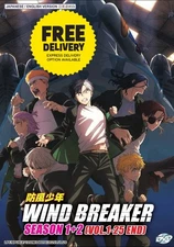 DVD Anime Wind Breaker Collection Season 1 & 2 ( Vol. 1-25 End ) English Dubbed