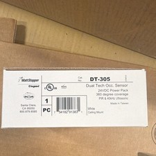 WattStopper DT-305 Dual Tech Occupancy Sensor 24VDC White Ceiling Mount