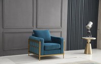 Sessel Club Lounge Designer Lehn Stuhl Polster Sofa 1 Sitzer Fernseh Neu Textil