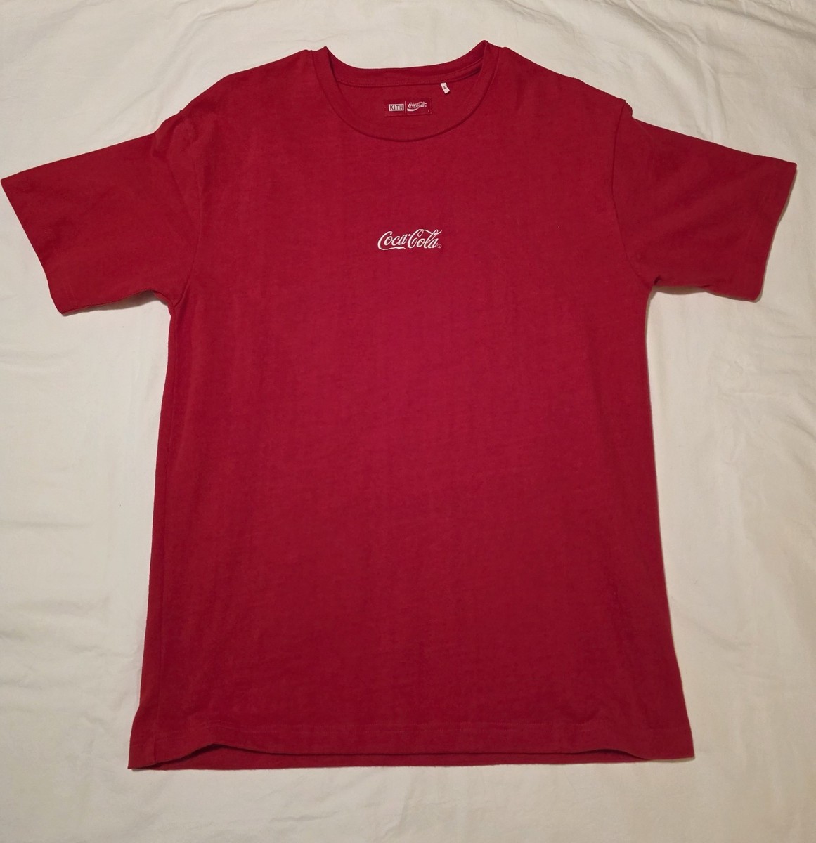 Enjoy Kith x Coca-Cola Tee w/ Bag Size Large Red T-Shirt SS17