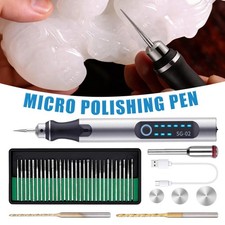 Electric Engraving Pen with 37 Bits USB Rechargeable Cordless Engraving Machine