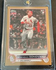 College /25 JERSEY MATCH 2022 Topps Rookie UK Gold Brendan Donovan RC