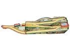 Vintage 1953 Ohio Art Tin Lithograph "Alpine Station" WIND-UP TRACK TOY- 2 BUSES