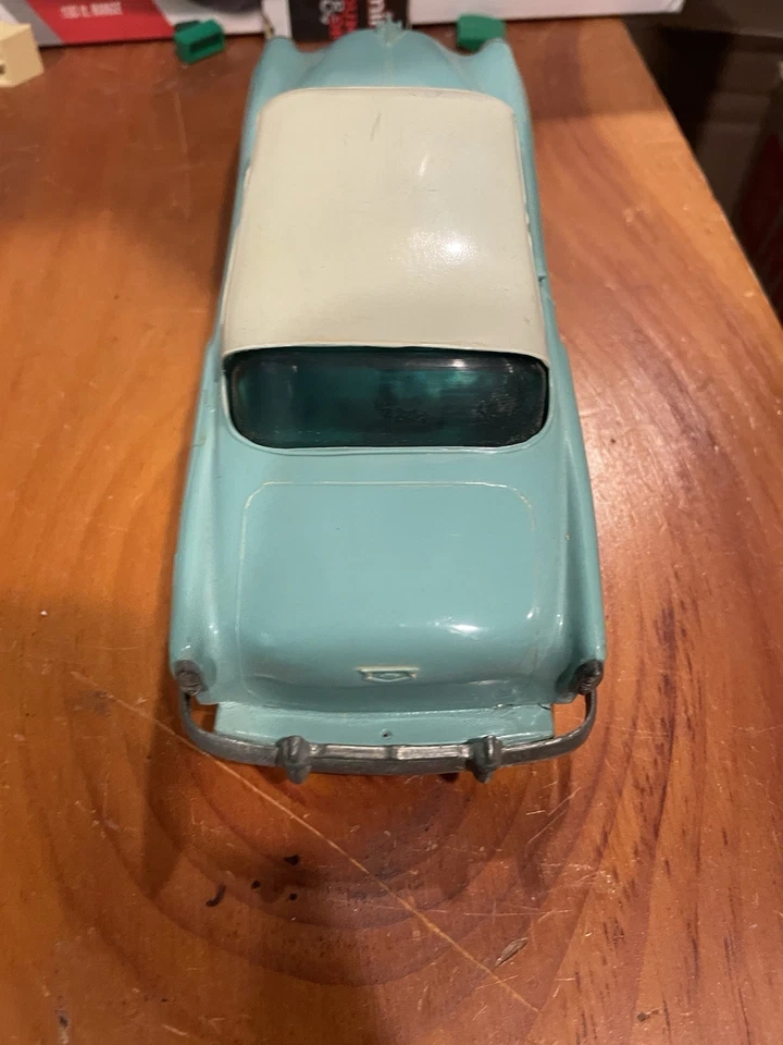 PMC 1954 Chevy Belair 2 DR Sedan Dealer Promo Model Car Two Toned Bank Nice! - Image 4 of 4