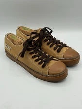 PF Flyers Bob Cousy All American Sneakers Retro Mens 9 Womens 10.5 Brown/Tan