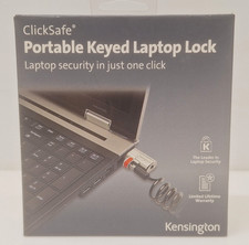 ClickSafe Kensington K64699US Portable Keyed Laptop Lock 6 Ft Long AntiTheft NEW