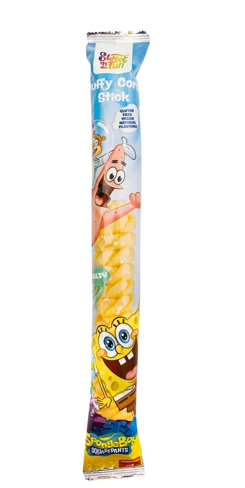 Display Komplett SpongeBob SquarePants XXL 50 cm Salzige Maissnacks 30 × 25 g – - Bild 3 von 4
