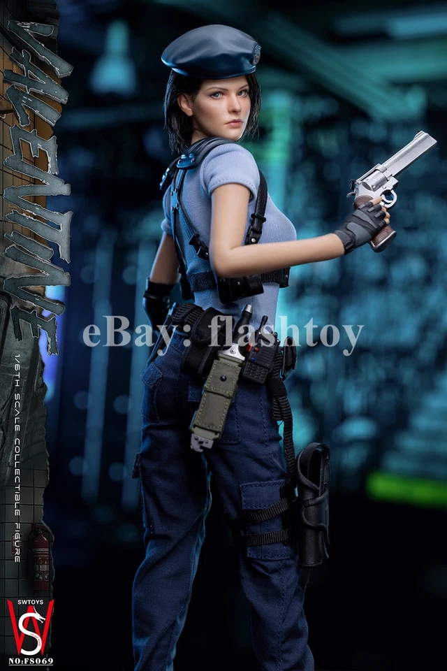 SWTOYS FS069 1/6 Zombie Killer Jill Policewomen Valentine Female Action Figure - Image 4 of 4