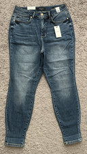 NEW Judy Blue High Waist Skinny Fit Jeans Women  s Size 16W Blue JB88392