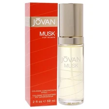 Jovan Musk for Women Eau de Cologne Spray 2 fl oz (Pack 2 Fl Oz of 1) 