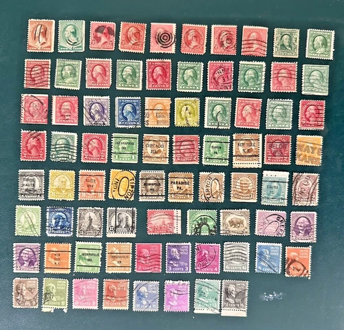 Sc #210 - 821 ~ INSTANT VINTAGE US STAMP COLLECTION~* 77 DIFFERENT  1883 to 1938