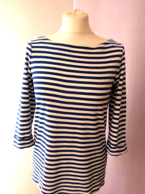 Esprit T-Shirt*blau-weiß gestreift*Organic Baumwolle*Gr. L (M möglich)