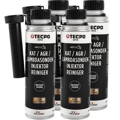 4x 300 ml KATALYSATOR AGR LAMBDASONDEN INJEKTOR REINIGER BENZIN ADDITIV ESTER