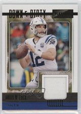 2021 Panini Playbook Down and Dirty Relics Gold 85/99 Andrew Luck #DND-ALU 1aj4