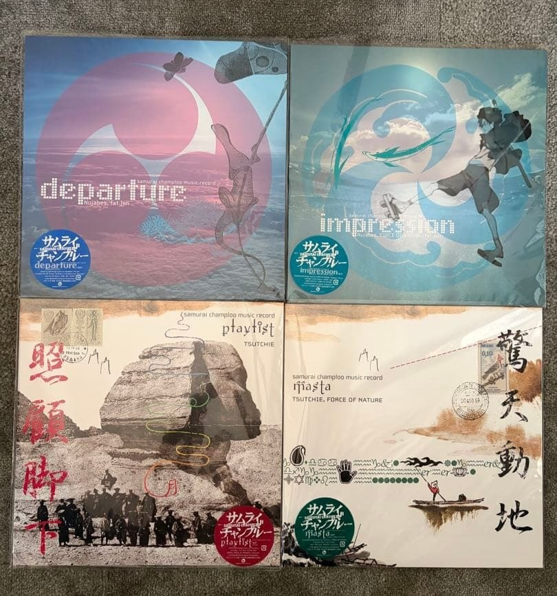 Samurai Champloo Vinyl 4 Set Masta Playlist Departure Impression