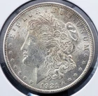 1921 Morgan Silver Dollar $1 Philadelphia Mint 90% Silver Ungraded Coin