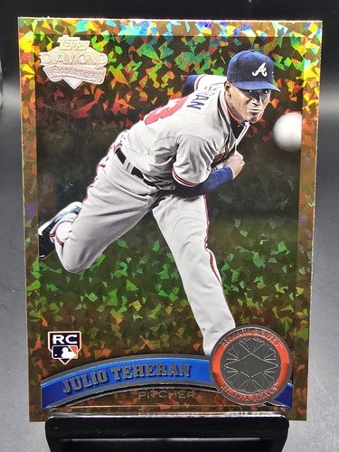 Julio Teheran [Cognac Diamond Anniversary] #US152 2011 Topps Update card
