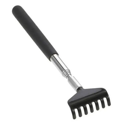 Telescopic stainless steel back scratchers   non-slip scratching hand for relax