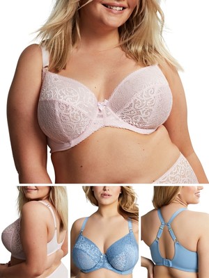 Panache Sculptresse Estel Plunge BH ungepolstert niedrige Mitte Gore BHs Dessous