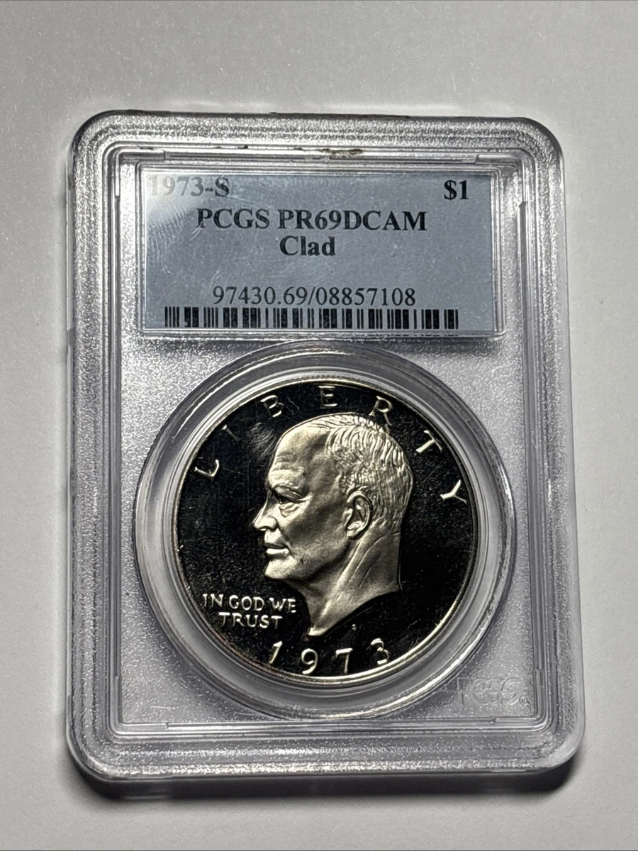 25+ Proof 1973 Eisenhower Dollars (1971-1978) for sale | Updated