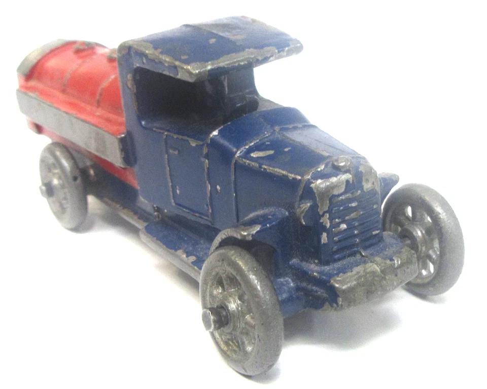 1927 C.A.W. CAMIÓN CISTERNA MACK C CABINA con ruedas de radios 3,75" plomo aguanieve molde mt1 Foto 3 de 4