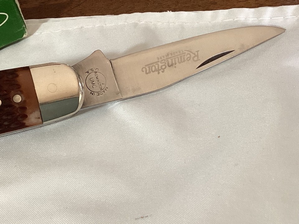 Remington USA Bullet Muskrat 1985 Knife, Sharpened, and used | eBay