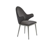 Grau Stuhl Mit Armlehnen Modern Esszimmer Luxus Designer MöBel