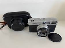 Canon Canonet 35mm Film Camera Vintage, Leather Case 45mm 1:1.9 Lens Tested