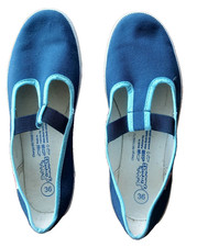 Gymnastikschuhe  Gr. 36 von bubble gummers dunkellau wenig getragen  Gummisohle 