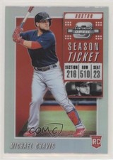 2019 Panini Chronicles Contenders Optic Holo Prizm Michael Chavis #25 0wp8