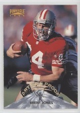 1996 Pinnacle Artist's Proof Brent Jones #107 md3