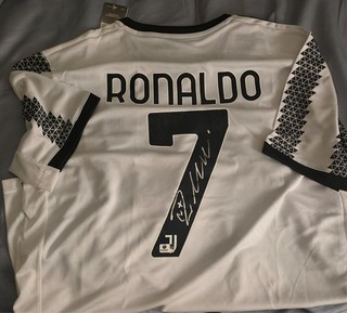 Christiano Ronaldo autographed Adidas Juventus FC Jersey with COA