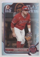 2022 Bowman Draft Sky Blue 145/499 Sonny DiChiara #BD-16 n1u
