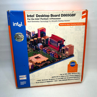 Intel D865GBF Desktop Motherboard Socket 478 Pentium 4 ATX Untested As-is