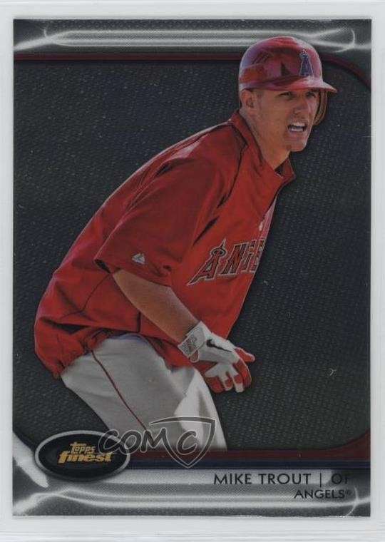 2012 Topps Finest Mike Trout #78 b5f