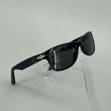 Persol Sunglasses Mens Black Polarized 2953-S 95/58 53mm Square Italy Small