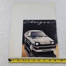 1987 Dodge Charger Shelby Charger Dealer Sales Brochure Original 2.2l Turbo 1987 Dodge Charger Shelby Charger Dealer Sales Brochure Original 2.2l Turbo