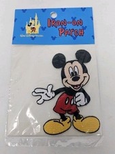 Disney Parks Iron on Disney Old Style Vintage Mickey Mouse Appliqu  Patch