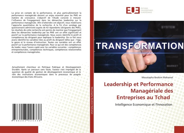 Moustapha Ibrahim Mahamat | Leadership Et Performance ManagéRiale Des...-image